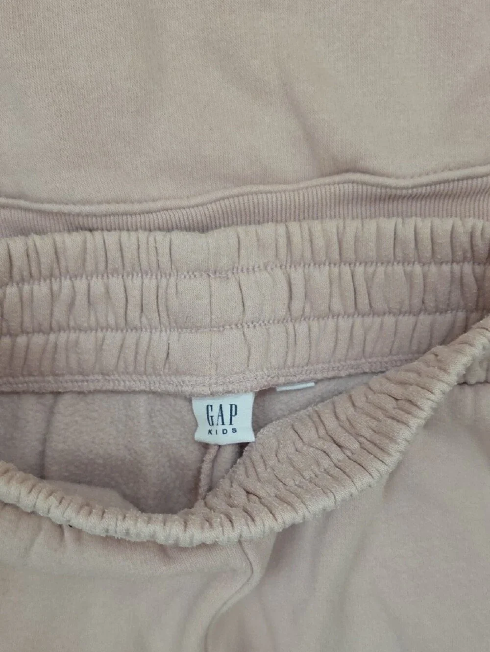 GAP Kids Blush Wide-Leg Cargo Sweatpants